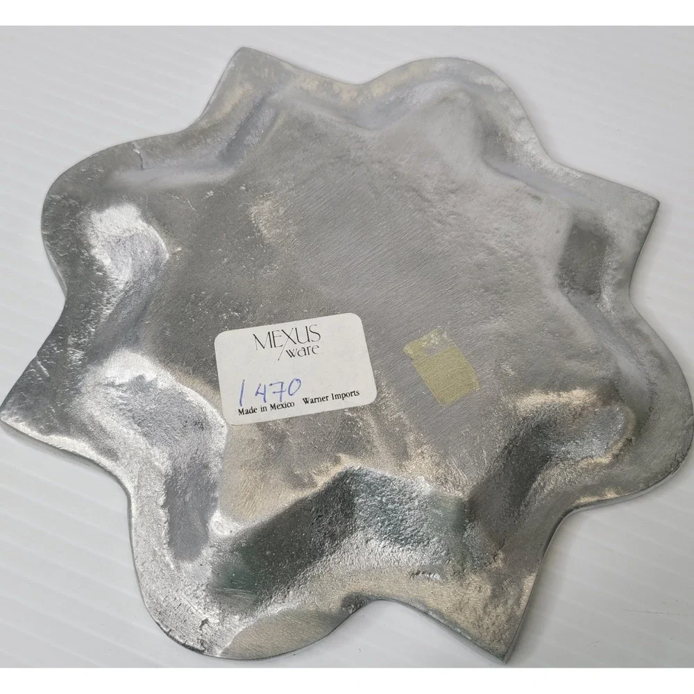 Mexus‎ Ware Pewter Platter Tray 8